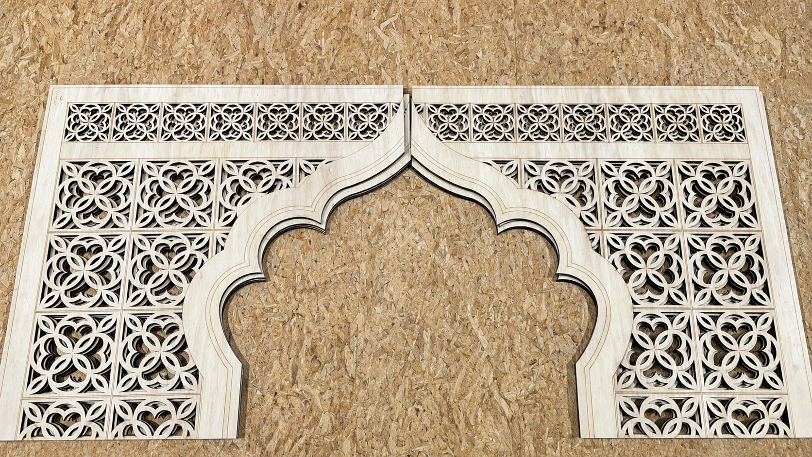 Decorative design for a commercial space.